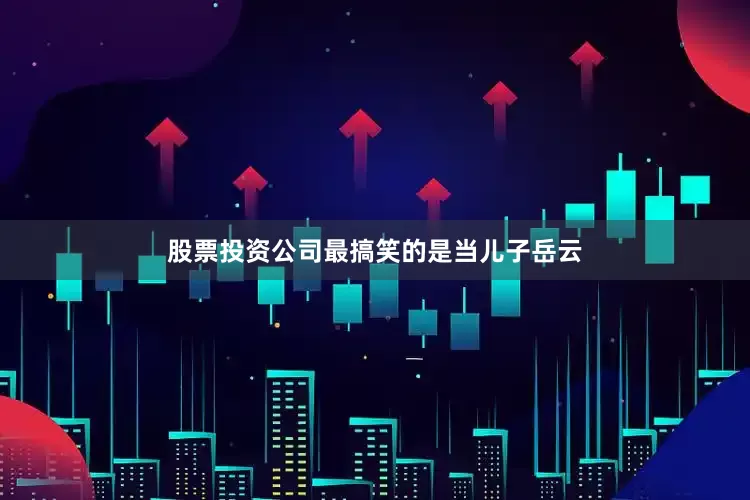 股票投资公司最搞笑的是当儿子岳云