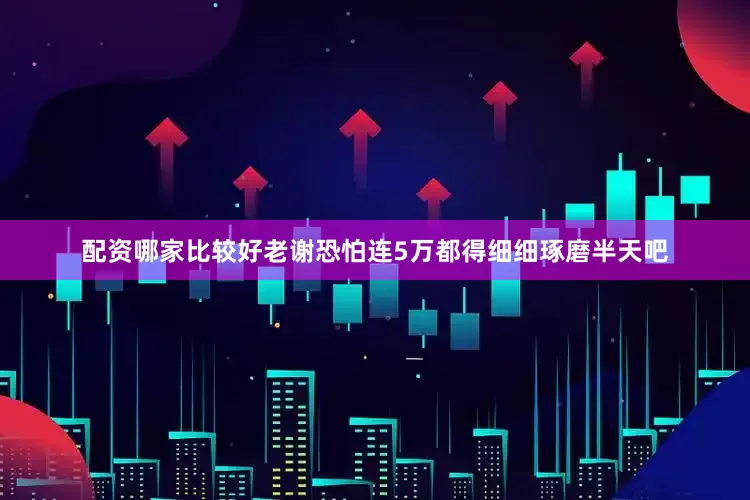 配资哪家比较好老谢恐怕连5万都得细细琢磨半天吧